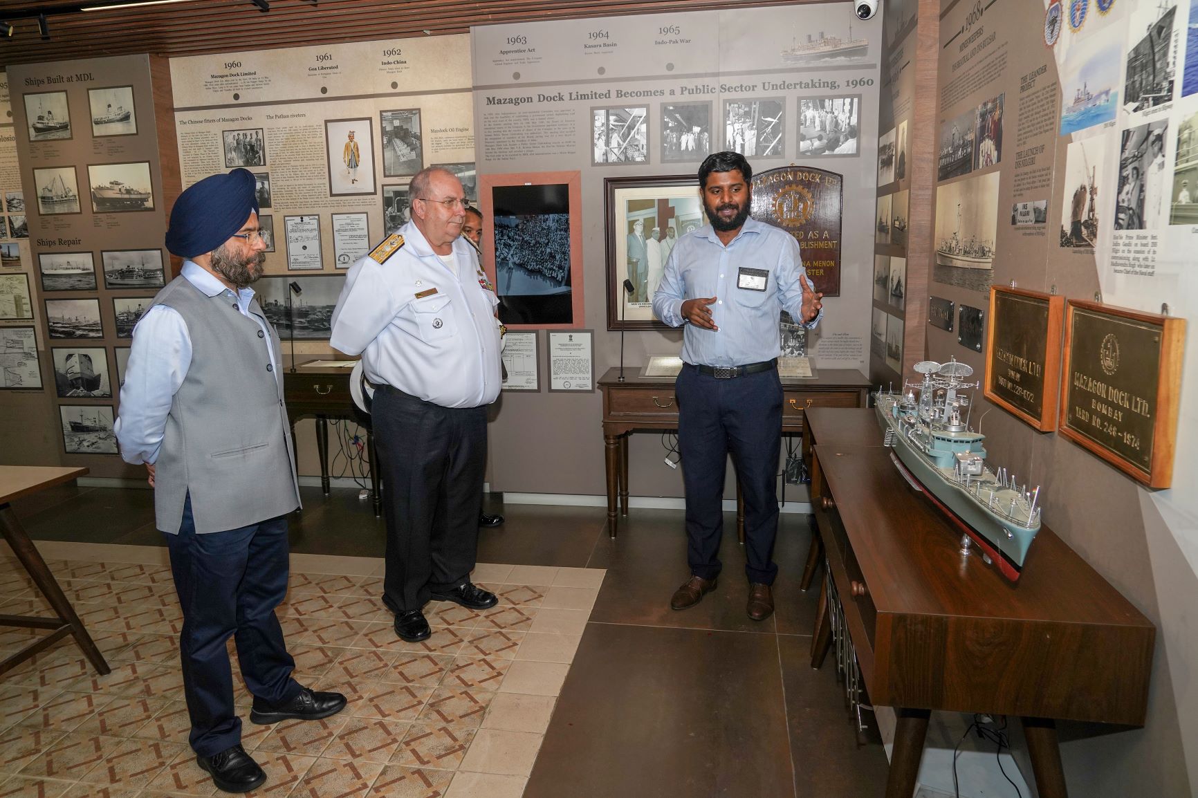 Visit Of VADM Liberal Enio Zanelatto Director Of Industrial Production/Engineering Brazil - 12th July 2022123